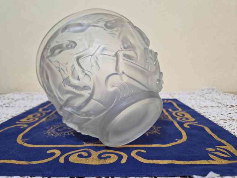 Krásný Art deco květník květináč Koně Schlevogt - foto 7