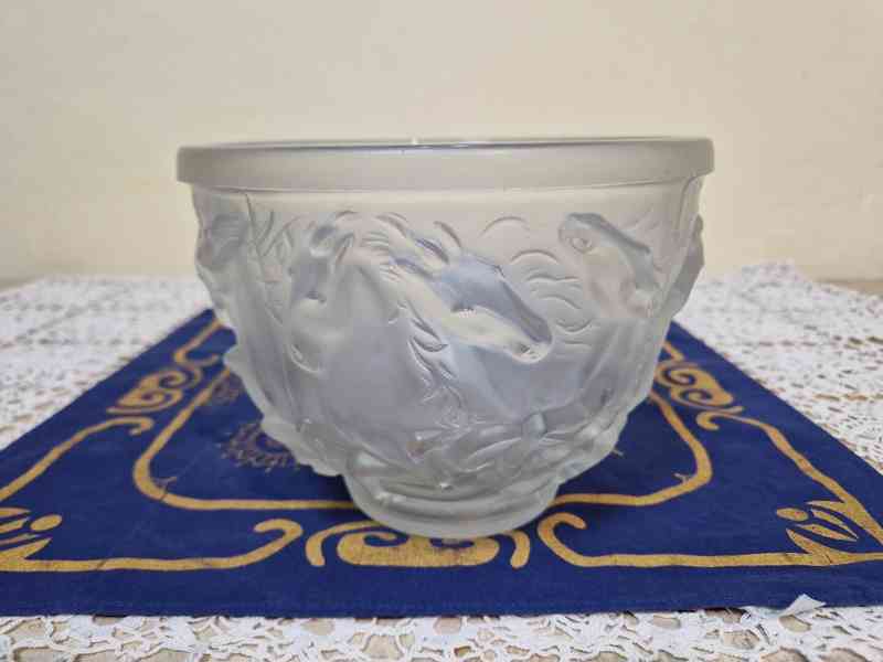 Krásný Art deco květník květináč Koně Schlevogt - foto 2