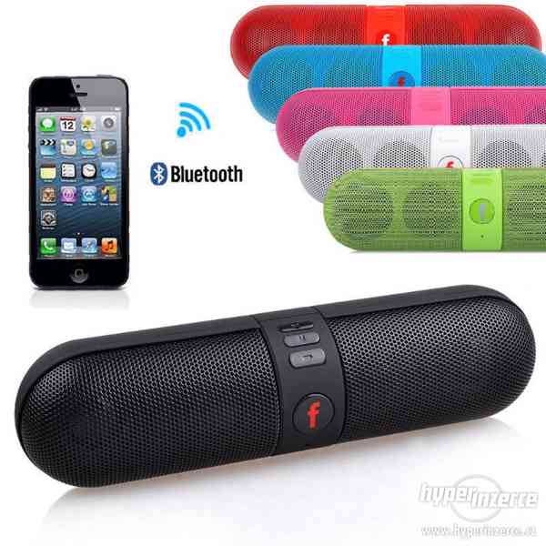 Bluetooth stereo reproduktor a přehrávač MP3 bílý - foto 1
