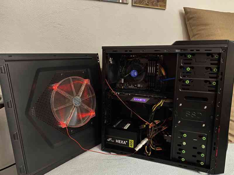 Herní PC - GTX 1660, i5-7400, 16GB RAM