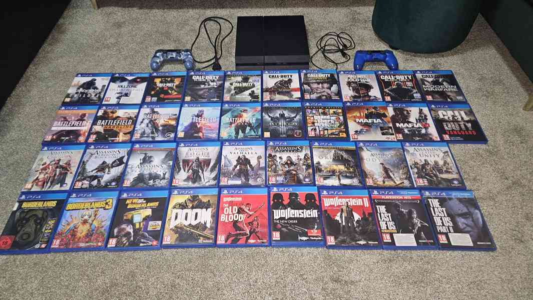 Playstation 4 pro 1TB + 38 her +2 ovladače.  - foto 2