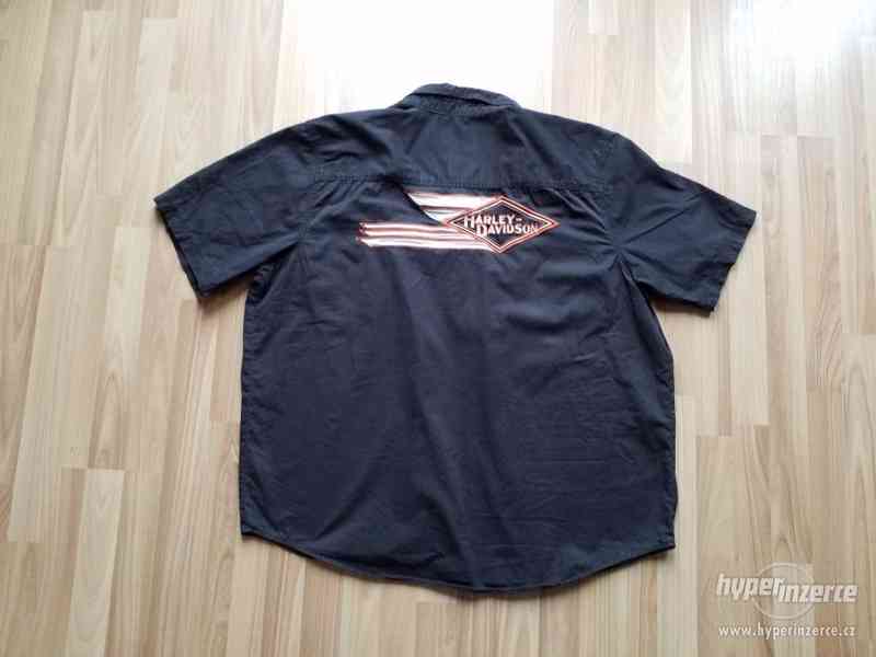 Motorkářská košile XXL Harley Davidson - foto 3