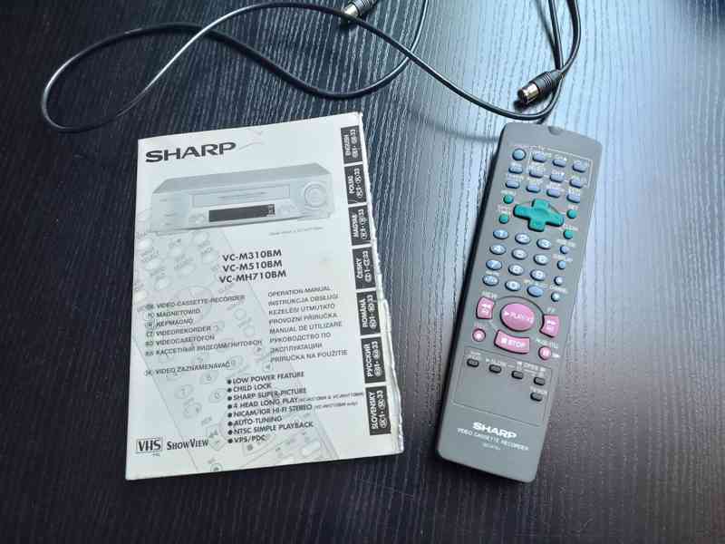 Video Sharp VC-M510 + zdarma 10 kazet - foto 4