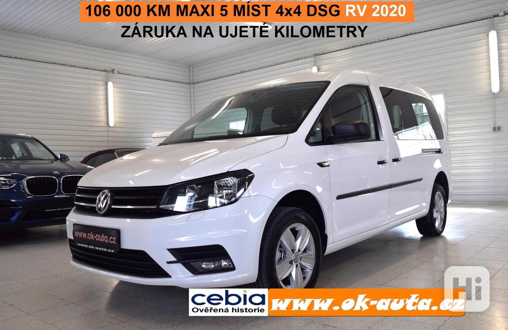 Volkswagen Caddy 2.0 TDI MAXI 4x4 DSG 5 MÍST 2020-DPH  - foto 1