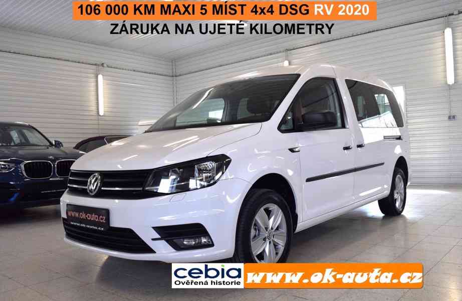 Volkswagen Caddy 2.0 TDI MAXI 4x4 DSG 5 MÍST 2020-DPH  - foto 1
