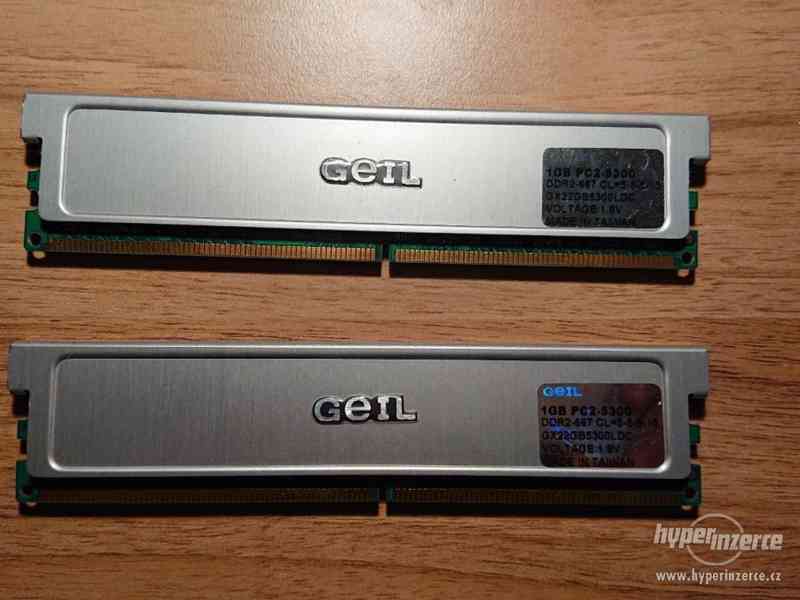 RAM paměť DDR2 2x1GB 667MHz - foto 1