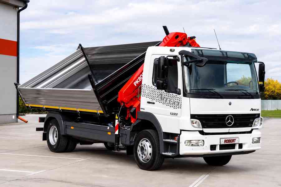 MERCEDES ATEGO 1222 TŘÍSTRANNÝ SKLÁPĚČ HYDRAULICKÁ RUKA EU4 - foto 6