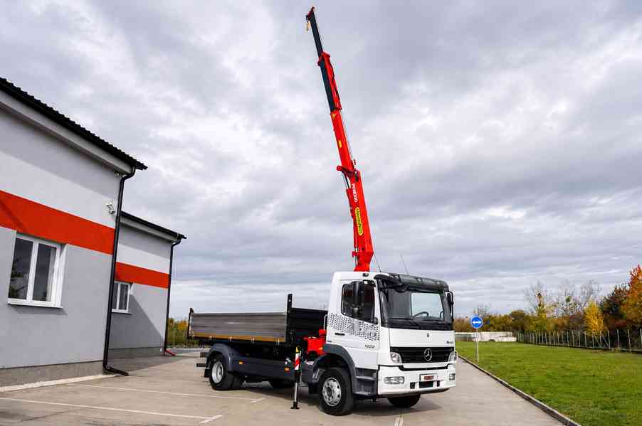 MERCEDES ATEGO 1222 TŘÍSTRANNÝ SKLÁPĚČ HYDRAULICKÁ RUKA EU4 - foto 3