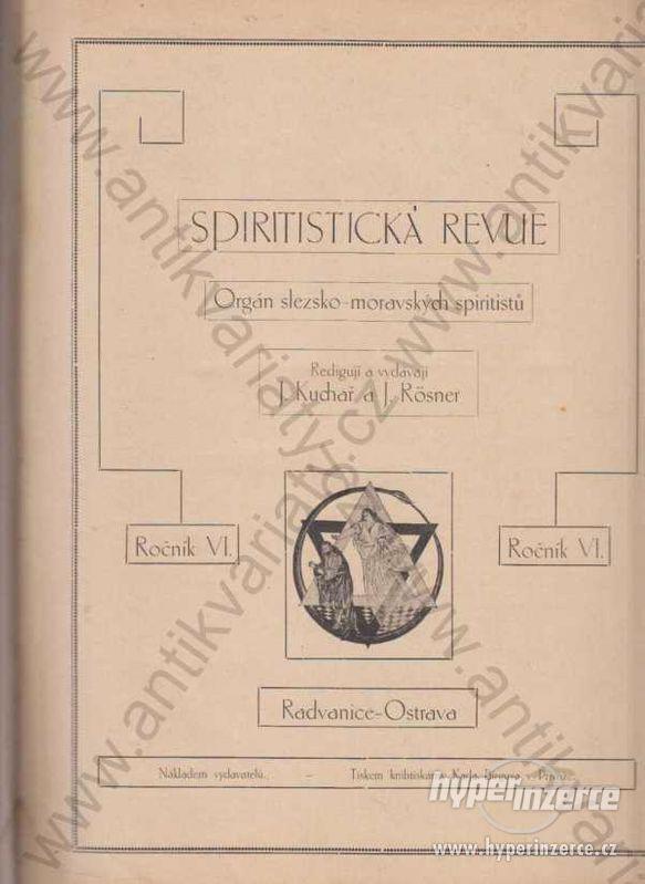 Spiritistická Revue, J. Kuchař a J. Rosner - foto 1