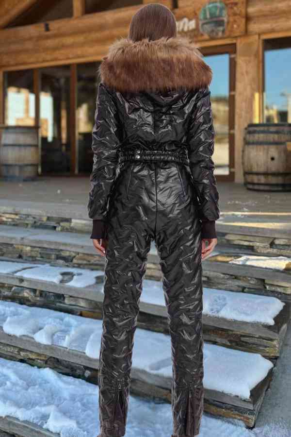 Stylovy damsky lyziarsky overal s kozusinou NOVY - foto 6