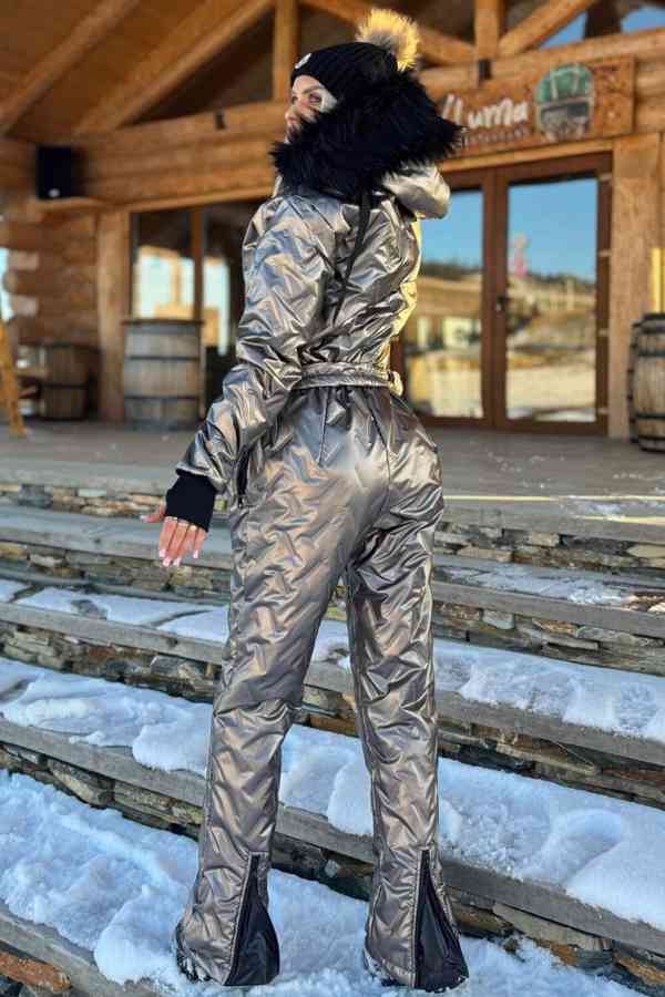 Stylovy damsky lyziarsky overal s kozusinou NOVY - foto 9