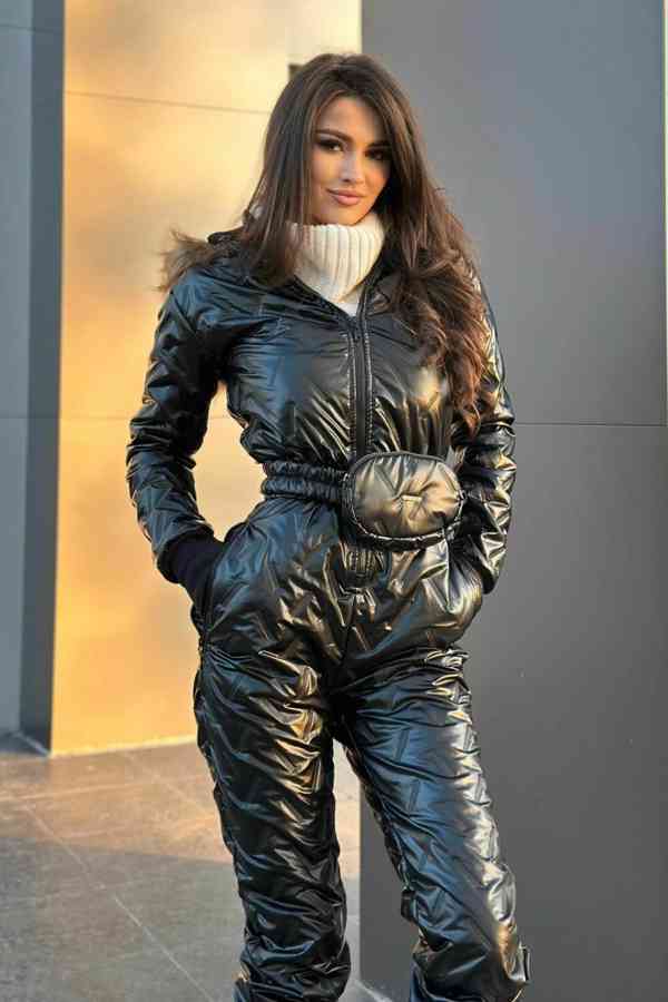 Stylovy damsky lyziarsky overal s kozusinou NOVY - foto 3