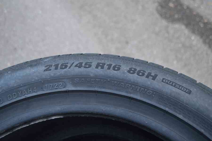 4ks ZCELA NOVÉ letní pneu 215/45/R16 Kumho ECSTA HS51 - foto 6