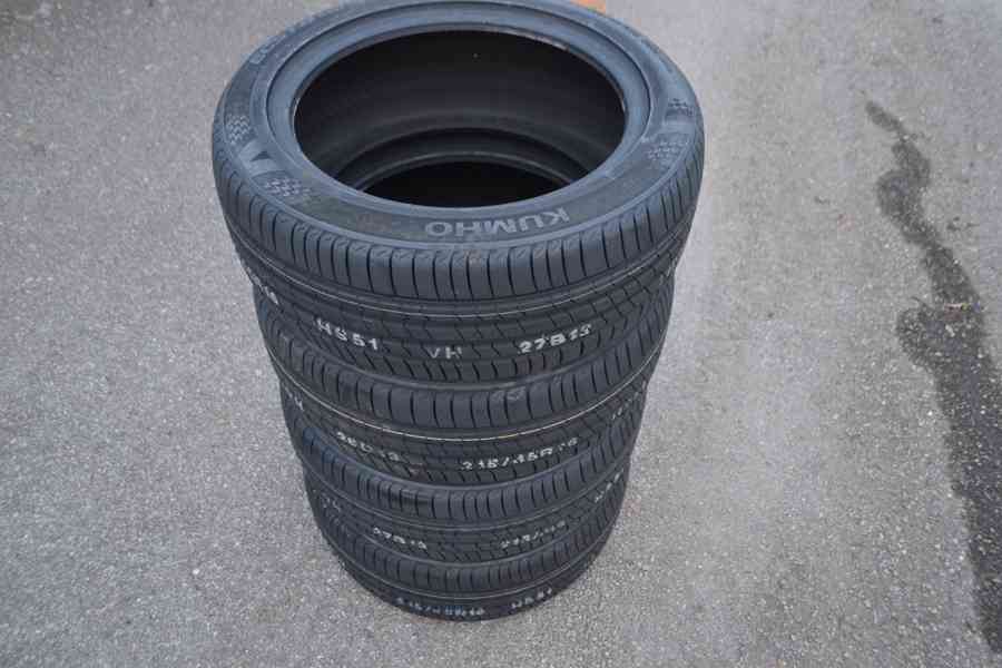 4ks ZCELA NOVÉ letní pneu 215/45/R16 Kumho ECSTA HS51 - foto 1