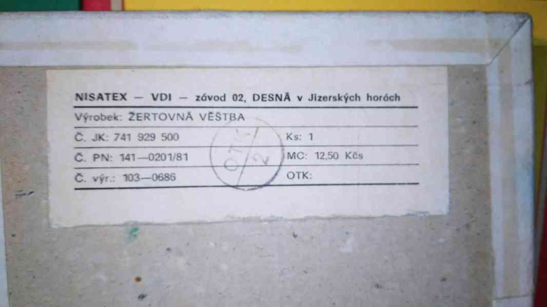 Žertovná věštba, kompletní a zachovalá - foto 2