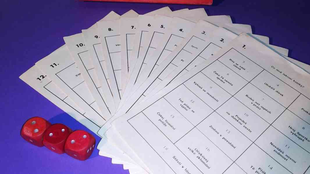 Žertovná věštba, kompletní a zachovalá - foto 3