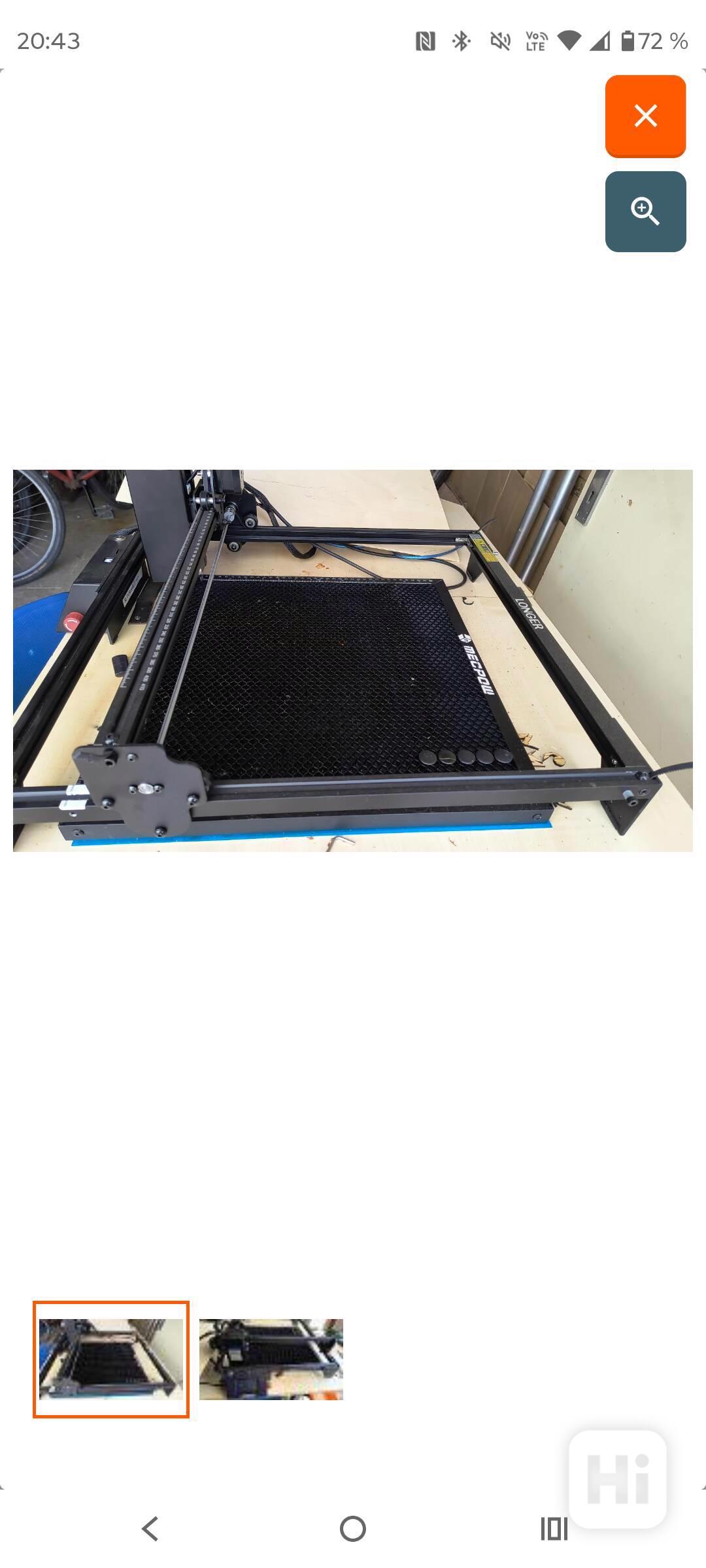 Laserová gravirka Longer Ray5 20w - foto 1