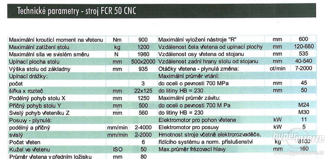 Frézky - stolové FCR 50 CNC - foto 6
