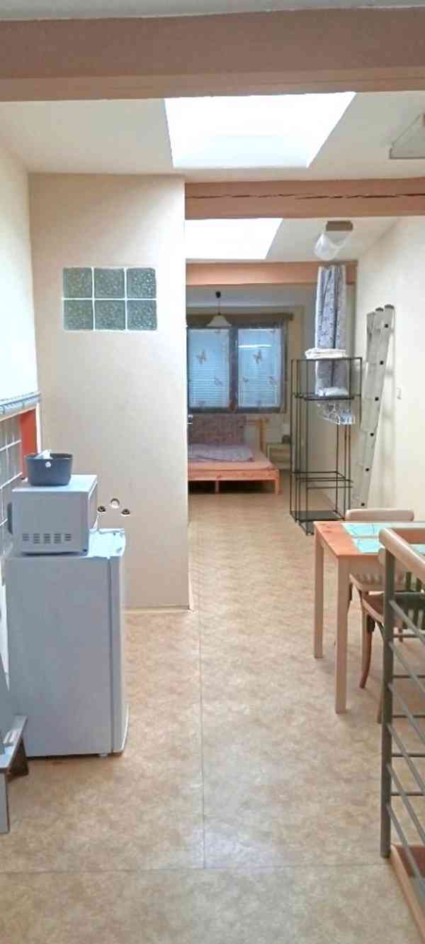 Loftový byt (1+1), 30 m2, 1-2 studenti/ml. pracující, pračka - foto 2