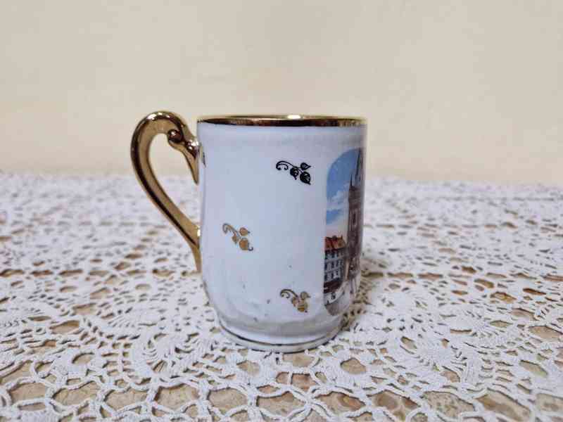 Sbírkový Hrnek obecní Dům Pozdrav z Prahy RU Top Stav - foto 6