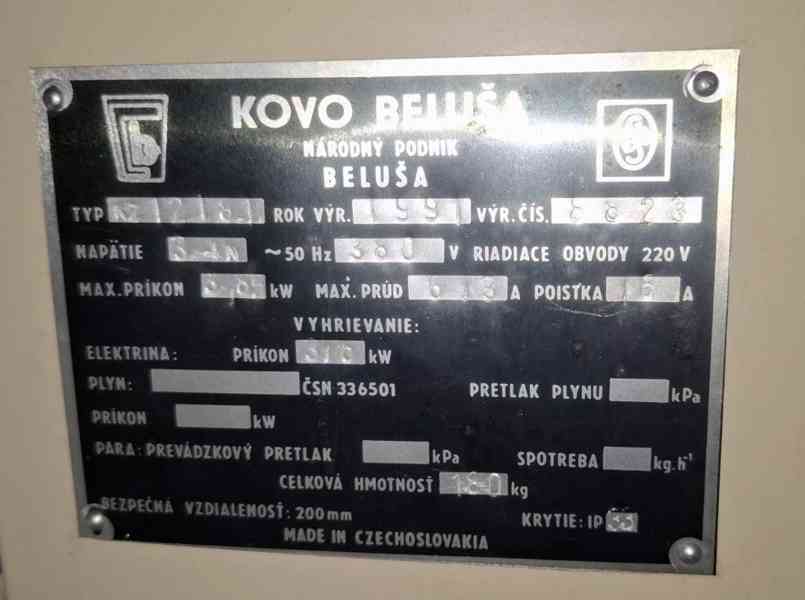 Průmyslový žehlicí mandl KZ 1218.1 – 1200 mm, 380V, funkční - foto 2