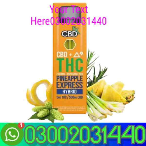CBDfx Delta-9 THC + CBD Vape : Pineapple Express (Hybrid) In