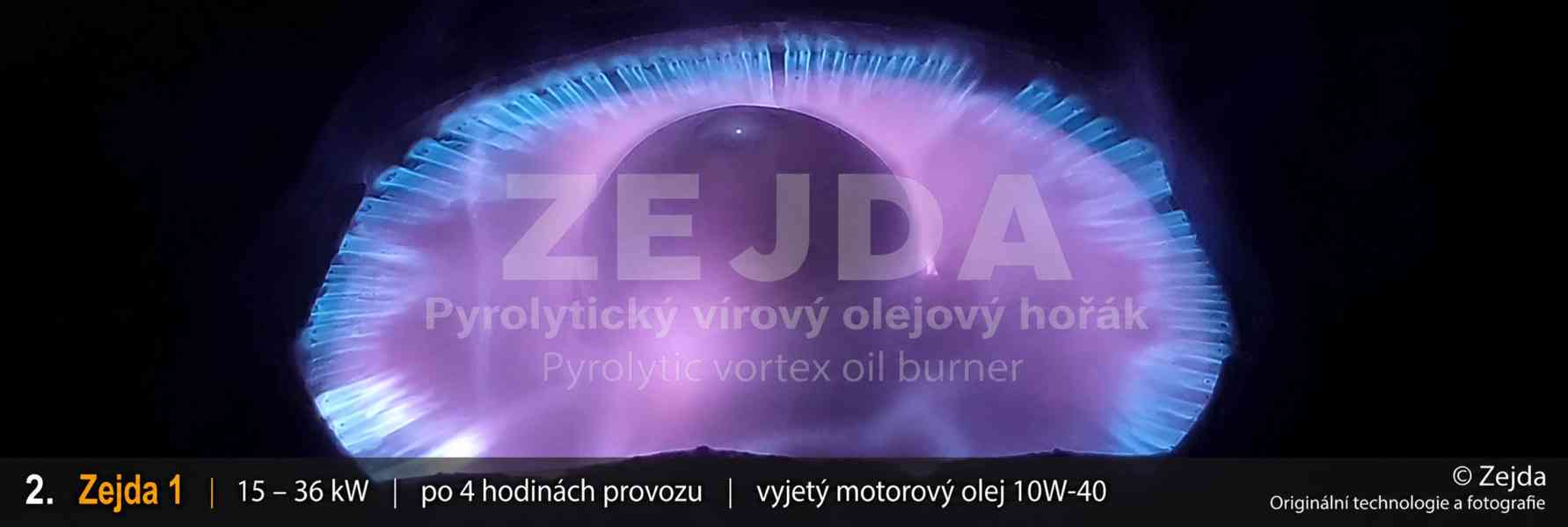 Hořák na vyjetý olej, topení olejem, pyrolytická technologie - foto 2