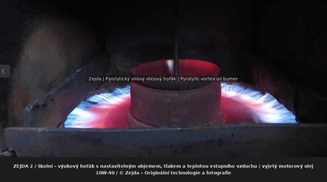 Hořák na vyjetý olej, topení olejem, pyrolytická technologie - foto 5