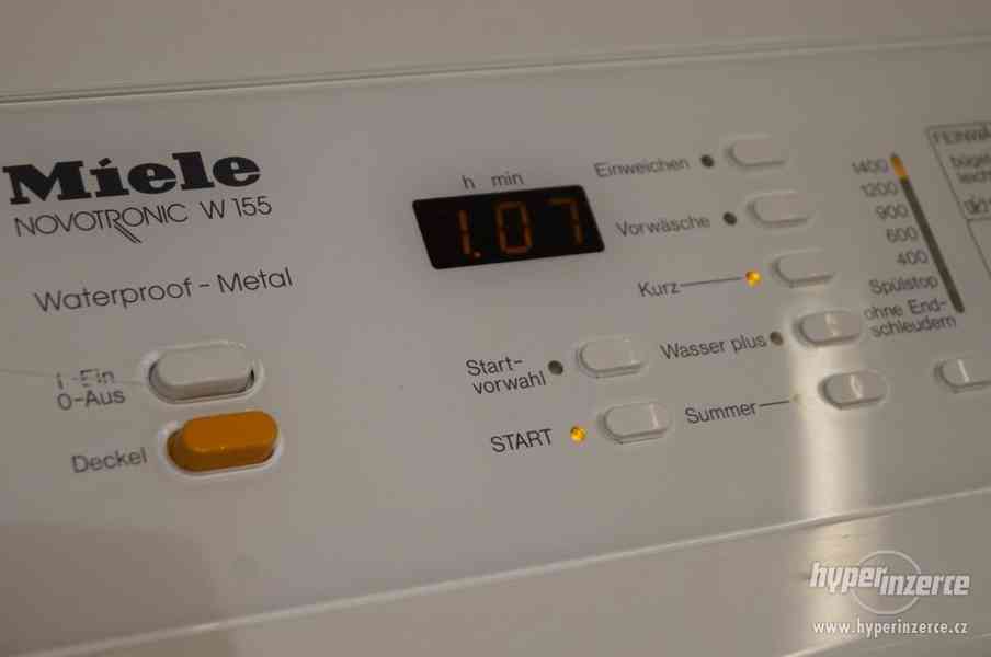 Pračka Miele W 155 novotronic - 1400 otáček, vrchní plnění - foto 3