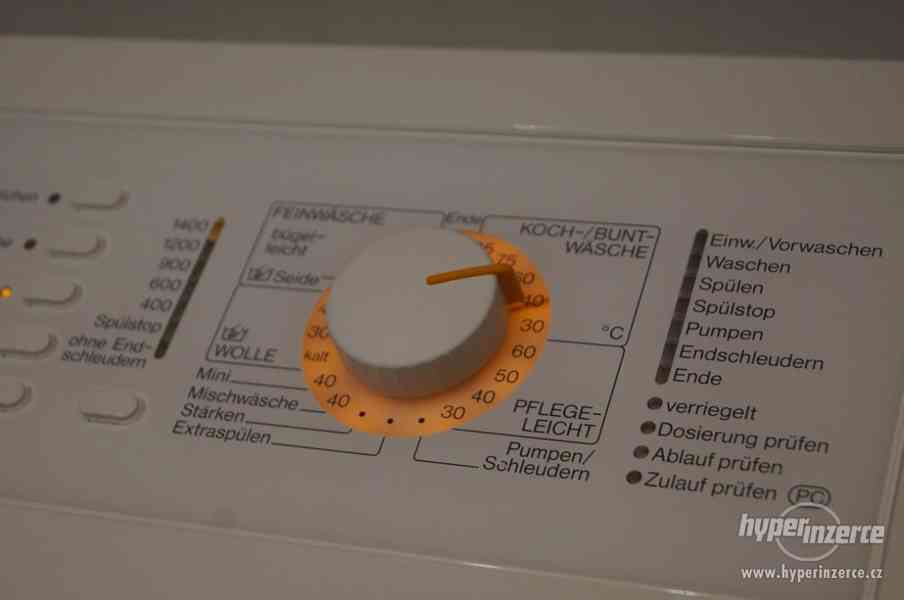 Pračka Miele W 155 novotronic - 1400 otáček, vrchní plnění - foto 6