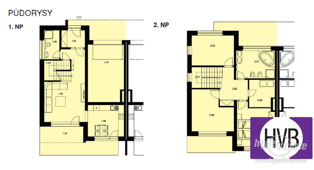 Prodej dvoupodlažního bytu č.7a, o dispozici 4+kk/G/T 164,8 m2 v Písku - foto 5