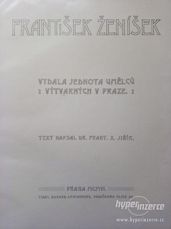 Kniha František Ženíšek - 1906 - foto 3