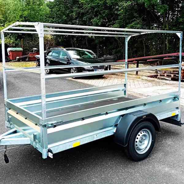 Nový brzděný přívěsný vozík 1300Kg +plachta,2,65mx1,30x1,45 - foto 11