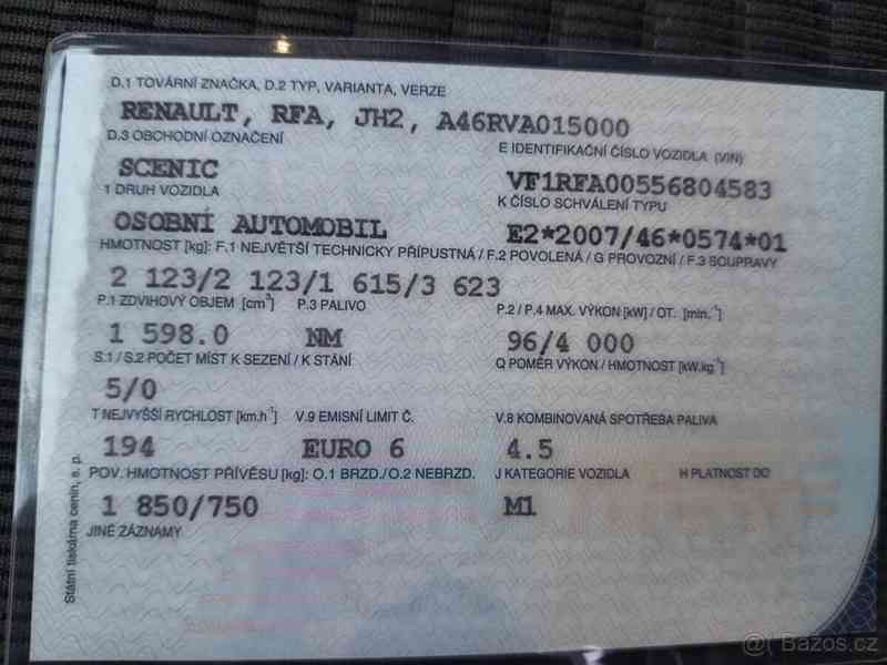 Renault Scénic 1,6   dci 96.Kw - foto 10