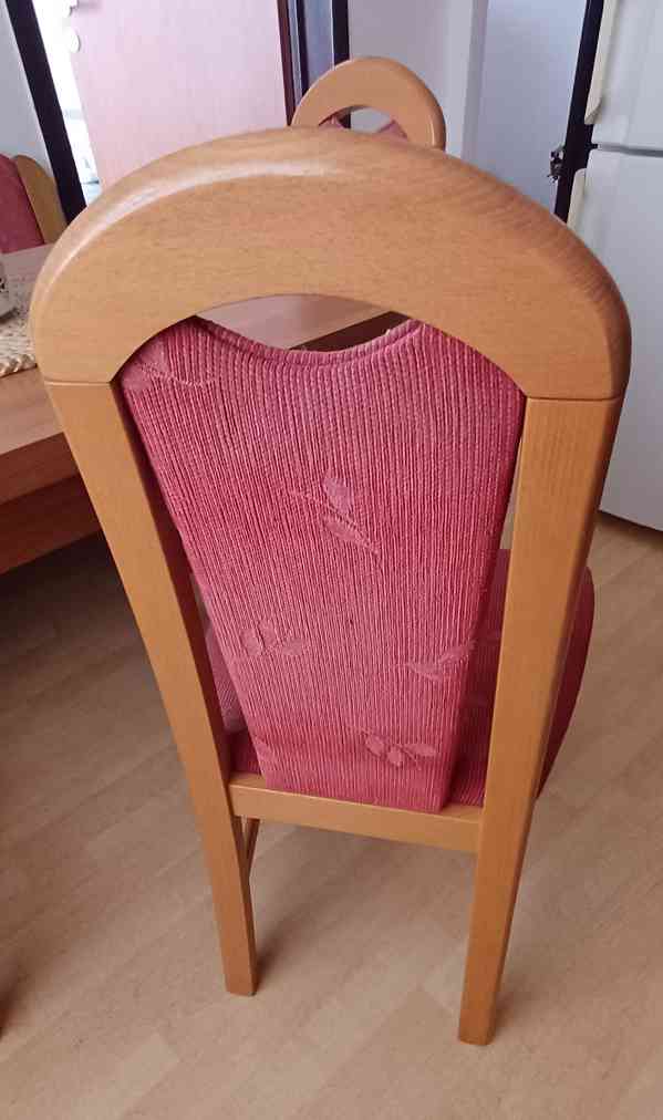 Rohová jídelní sestava (rozkládací stůl,2 židle) - foto 14