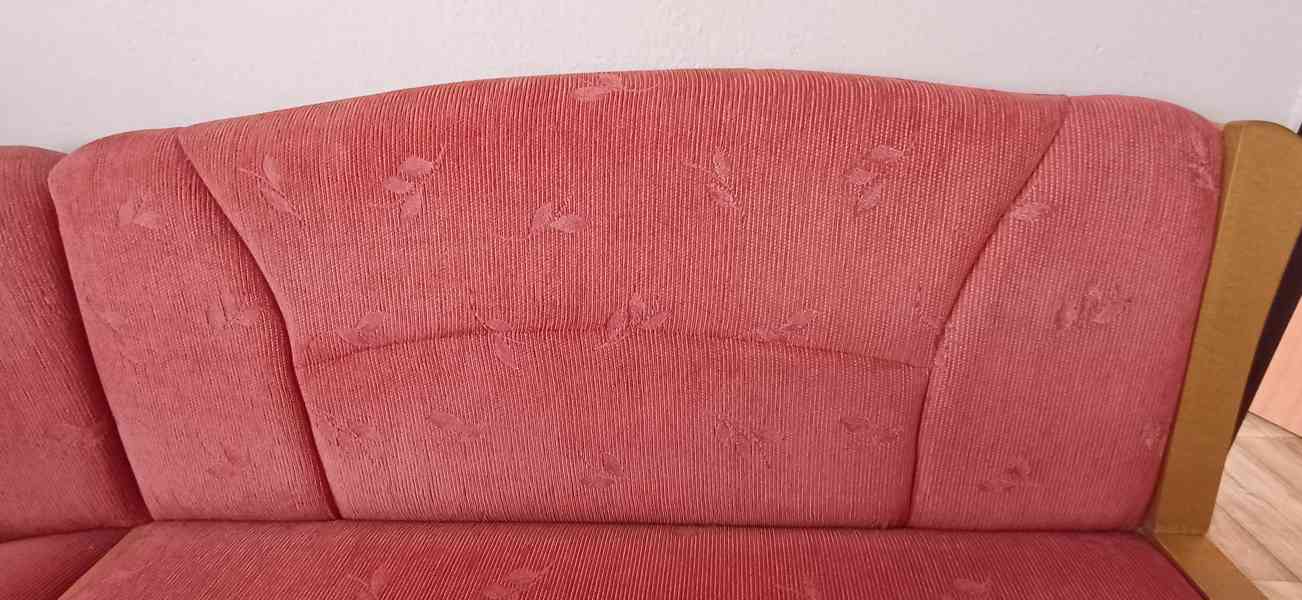 Rohová jídelní sestava (rozkládací stůl,2 židle) - foto 5