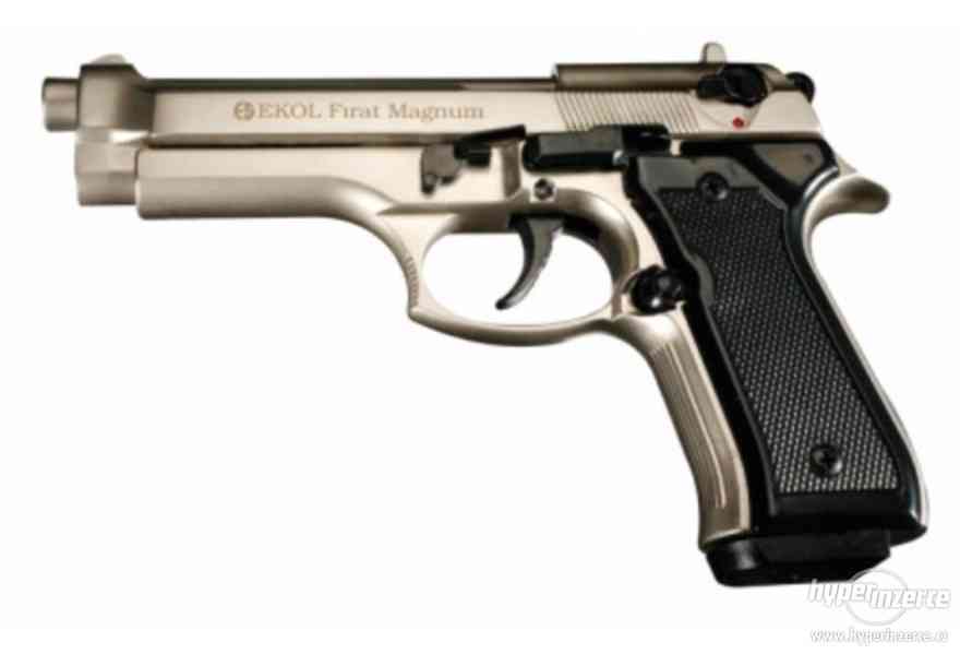 Plynová pistole Ekol Firat 92 saten nikl cal.9mm - foto 1