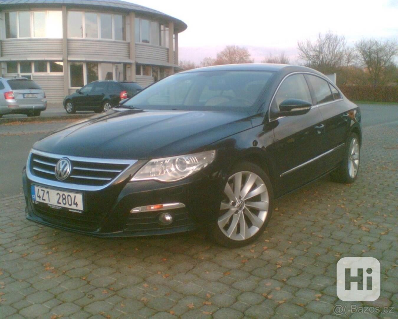 Volkswagen Passat CC 2,0   TDI,4x4,automat,kůže,černá met - foto 1