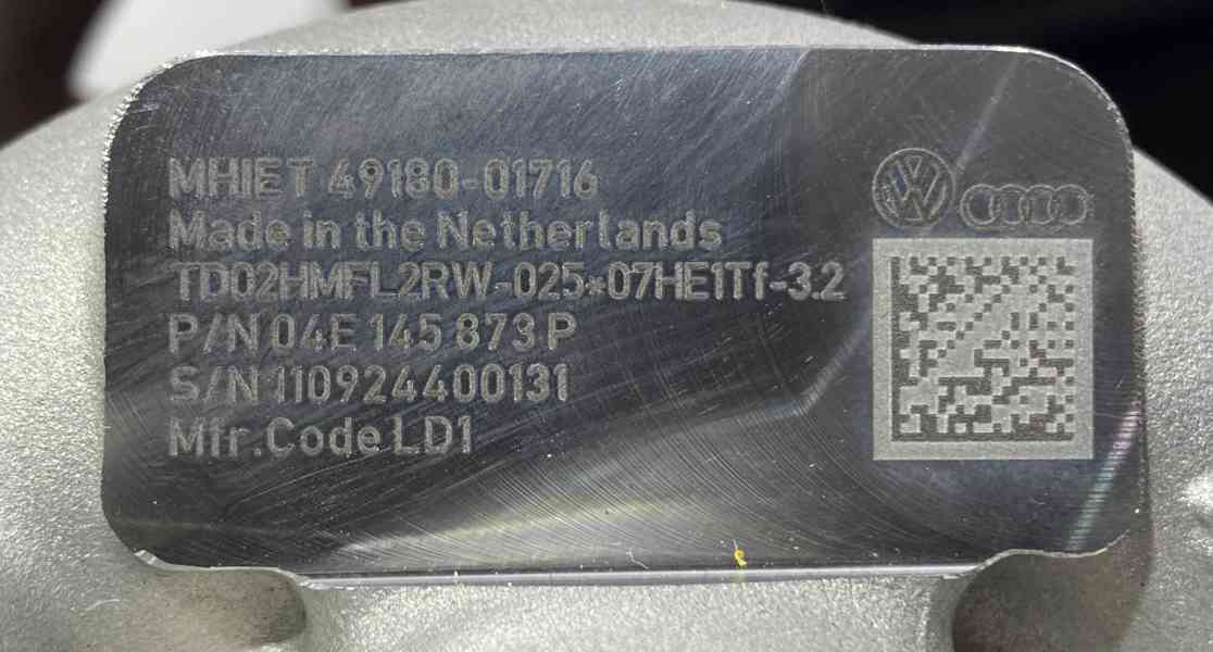 Turbodmychadlo VW / Audi 04E145873P – nové, originál - foto 2