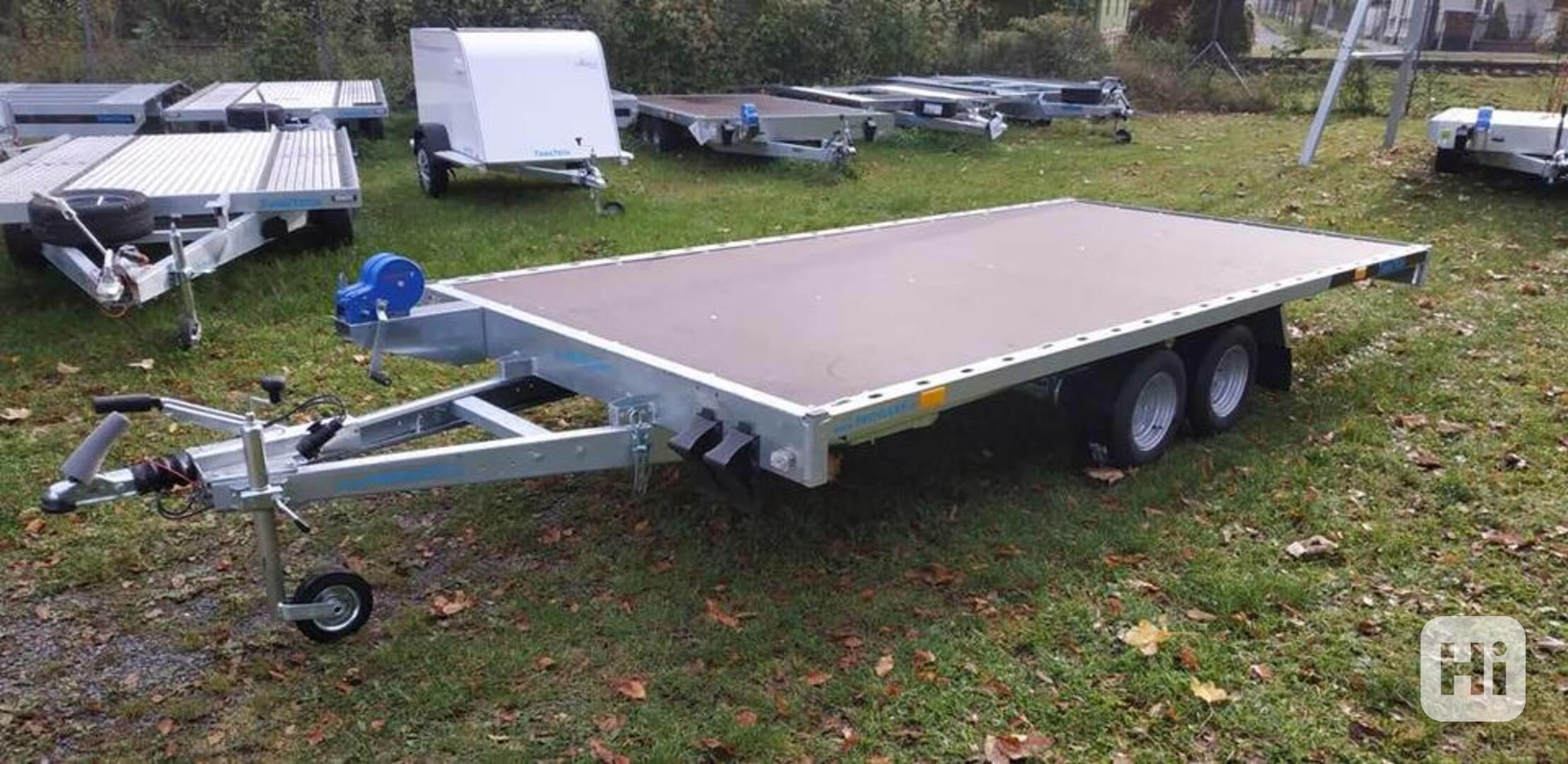 Přívěs na přepravu GT KIPPBAR 400 S 2700kg sklopný PLATO - foto 1