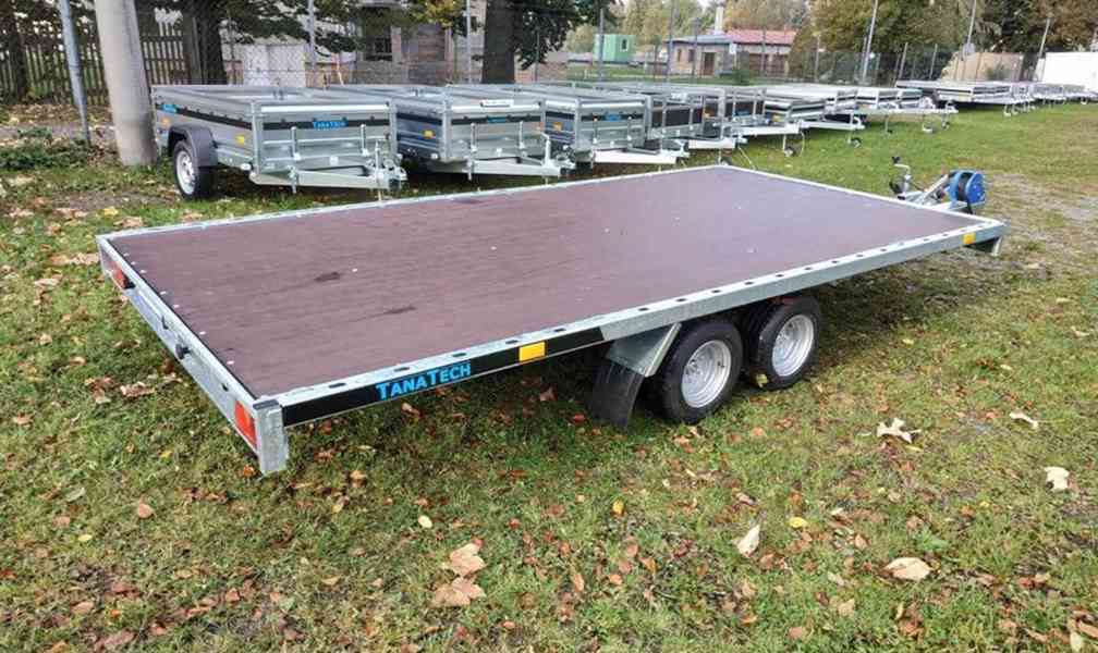 Přívěs na přepravu GT KIPPBAR 400 S 2700kg sklopný PLATO - foto 5