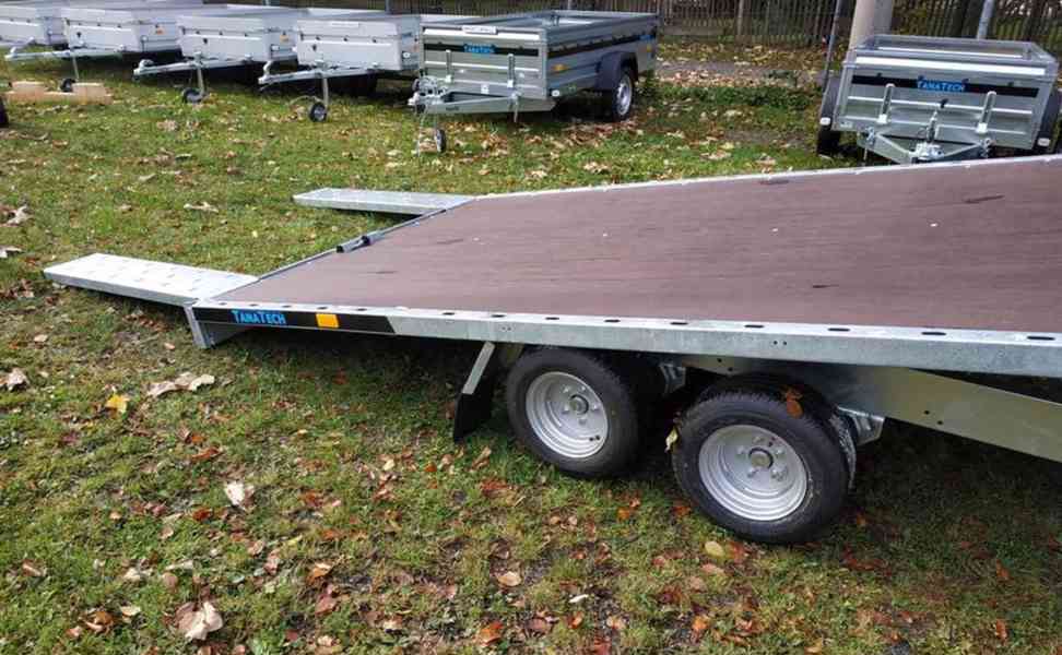 Přívěs na přepravu GT KIPPBAR 400 S 2700kg sklopný PLATO - foto 3