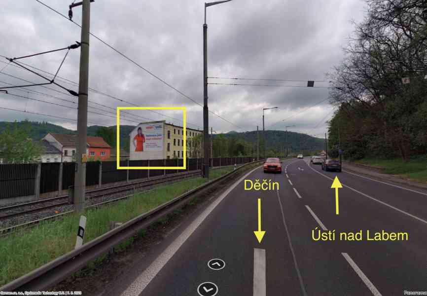 Reklamní plocha na frekventovaném tahu u Ústí nad Labem - foto 4