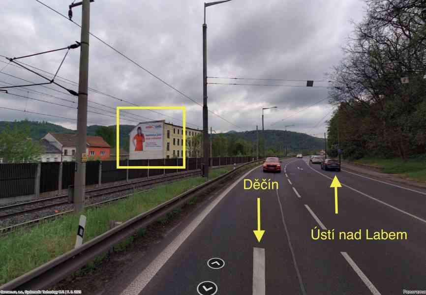 Reklamní plocha na frekventovaném tahu u Ústí nad Labem - foto 3