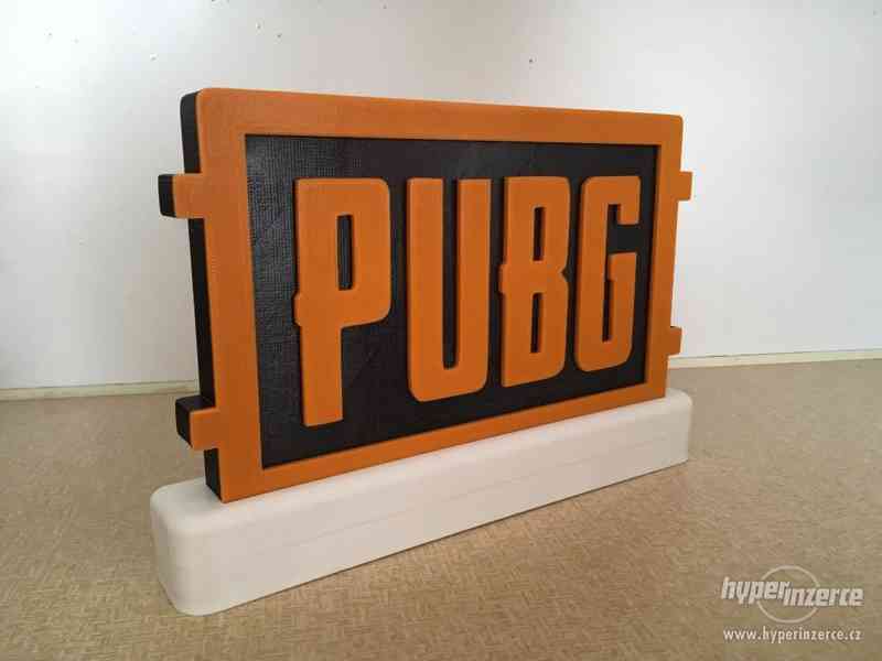 3D Tištěné logo PUBG - foto 1