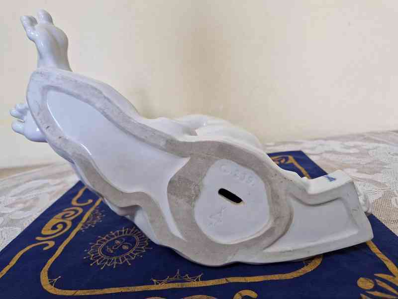 Art Deco Sedící Dívka Akt Míšeň Meissen Robert Ulmann - foto 12