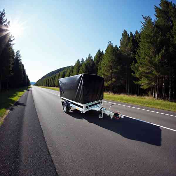 Nový brzděný přívěsný vozík 1300Kg +plachta,2,65mx1,30, DPH