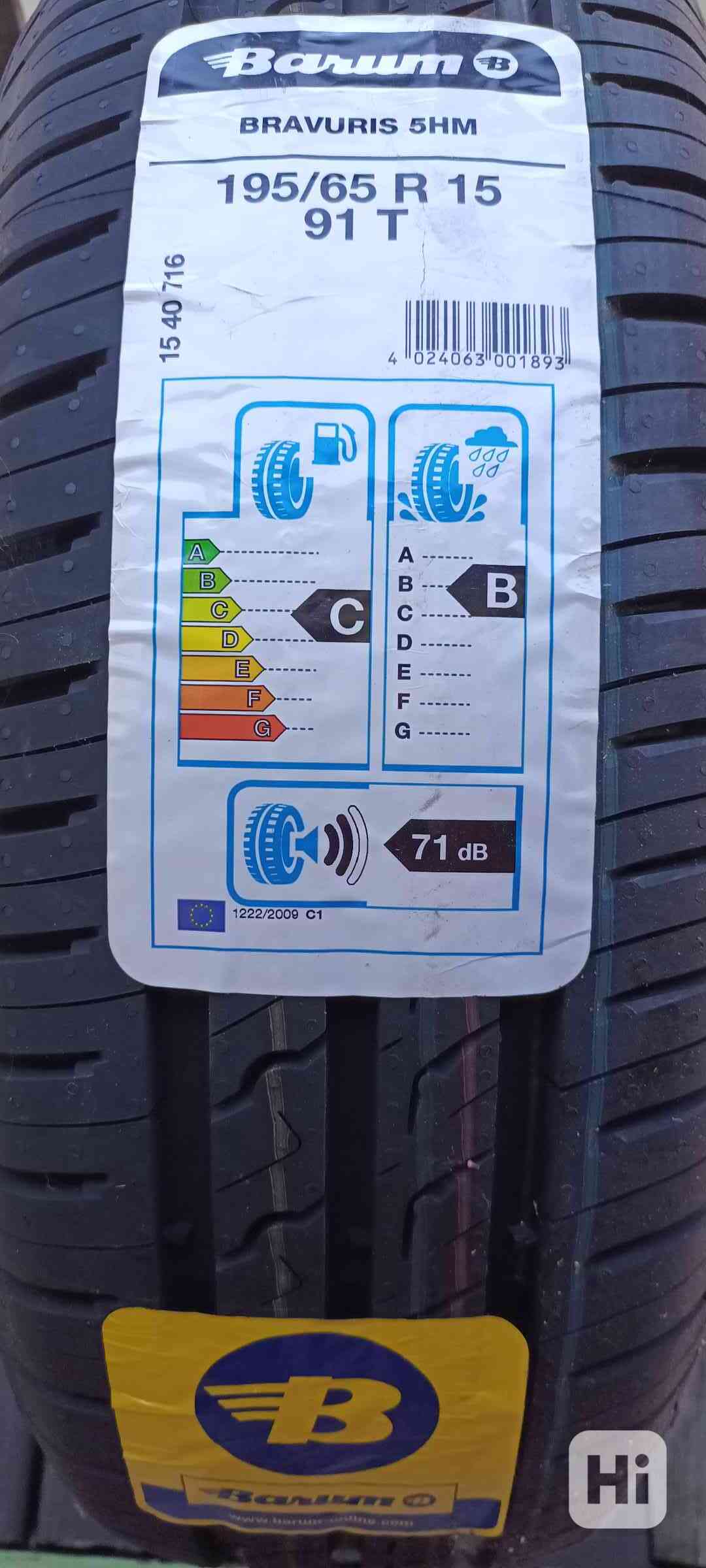prodám letní pneu R15 195/65 - foto 1