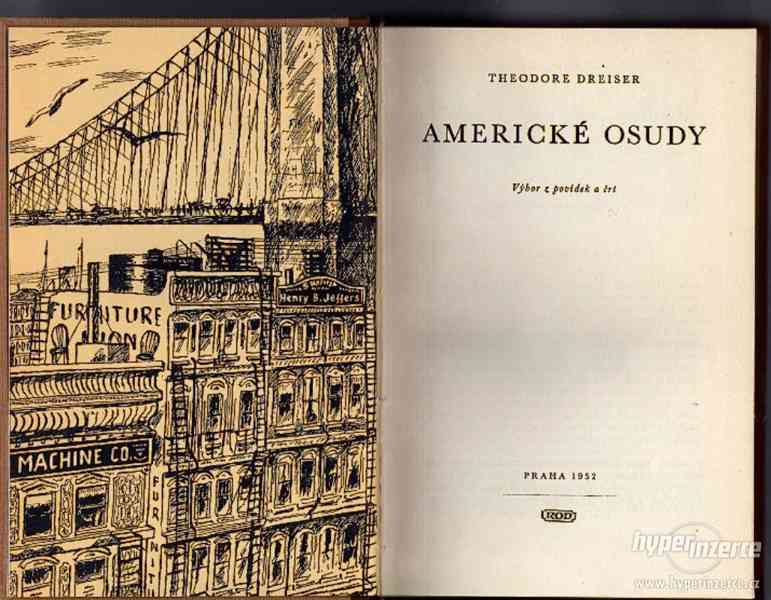 Americké osudy  výbor z povídek a črt  Theodore Dreiser - foto 1