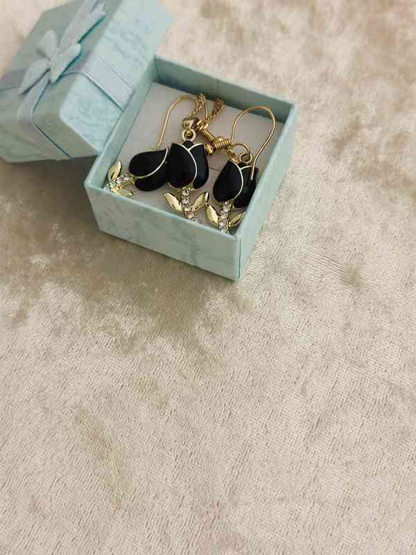 Set šperků „Černý tulipán“ - foto 3